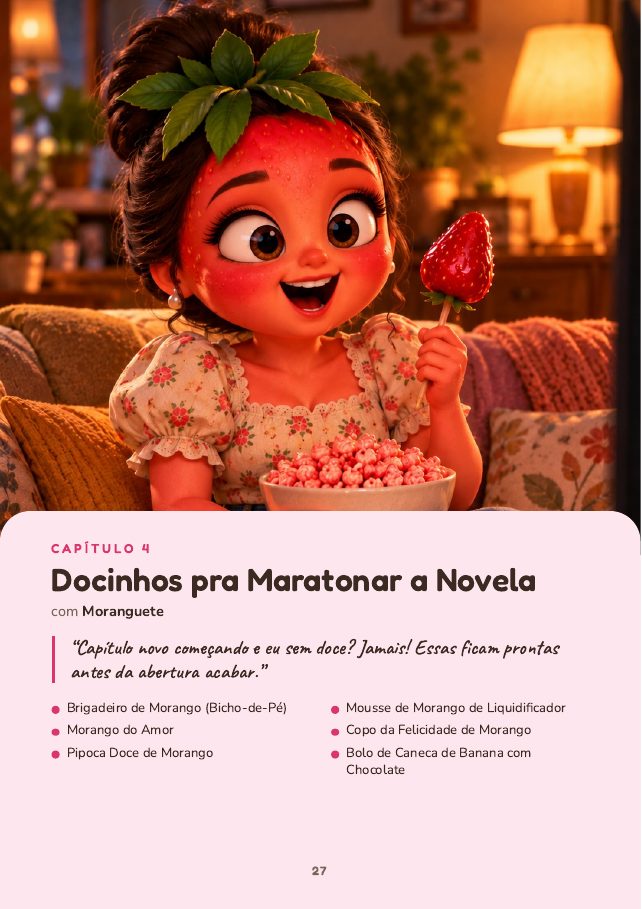 Abertura do capítulo da Moranguete